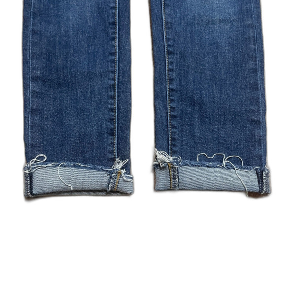 Levi's Wedgie Skinny Button Fly Raw Hem Sz 28 - Picture 5 of 9